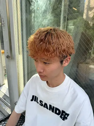 ショート パーマ メンズ ツイスパ/メンズ パーマ/歩夢のヘアスタイル