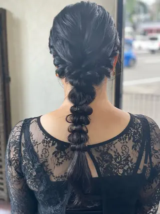 ロング ヘアアレンジ 沢田 瞳のヘアスタイル
