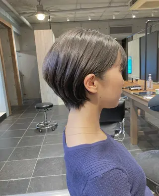 ショート カラー は まべのヘアスタイル