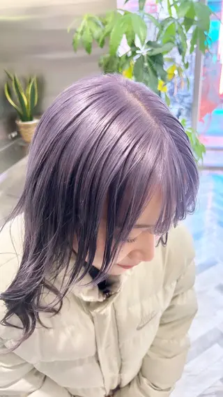 ロング カラー メンズ/ボブ/パーマ /くるみのマツエク・マツパデザイン