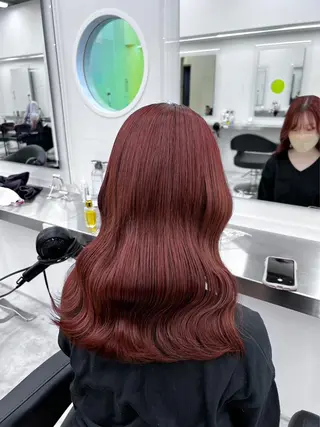 ロング カラー GO TODAY 原宿Verno店所属・韓国系支持率No.1 レイヤー特化/きょうのヘアスタイル