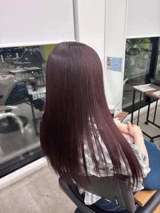 ロング カラー fika所属・鈴木 ちさきのヘアスタイル