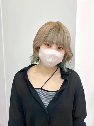ショート カラー 透明感/ベージュ /kazui🐈のヘアスタイル