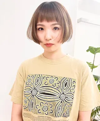 ショート カラー 似合わせカット🫧 /パーマRINAのヘアスタイル