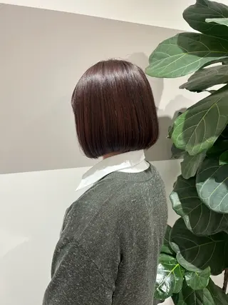 ミディアム カラー みう/仙台/暖色/ 艶髪/顔周りカット/のヘアスタイル