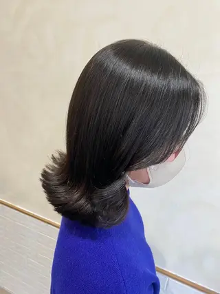 ミディアム カラー kanon♡ 暖色カラー‎🤍のヘアスタイル