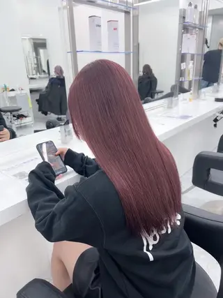 カラー 大人っぽ韓国ヘア🤍 yuma🐈‍⬛のヘアスタイル