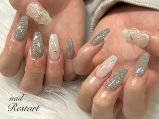 ロング nail Restart所属・Restart YURIのネイルデザイン