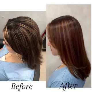 ロング XYZ所属・縮毛矯正/髪質改善 韓国風/MIKIYAのヘアスタイル