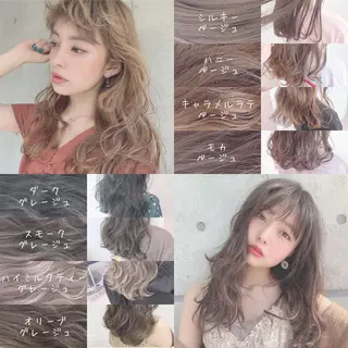 ミディアム カラー パーマ ヘアアレンジ メンズ キッズ ネイル マツエク・マツパ 🎀愛されモテヘア♡ 梅澤夏基🎀のヘアスタイル