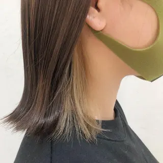 ミディアム カラー 🤍オオカワ レイナ🤍のヘアスタイル