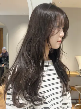 ロング カラー じゅわっと暖色カラー 🍊Moemiのヘアスタイル