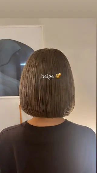 カラー nolla所属・yoshihama sumireのヘアスタイル