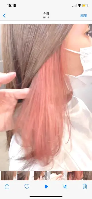 ミディアム 梅田/髪質改善✨ 透明感カラー💕のヘアスタイル