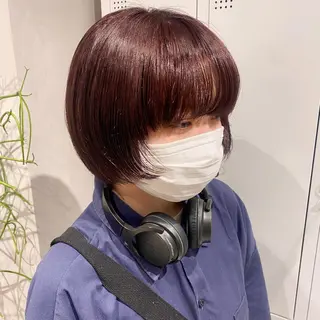 ショート カラー デザインカラー/パー マ🦖外岡咲希🦖のヘアスタイル