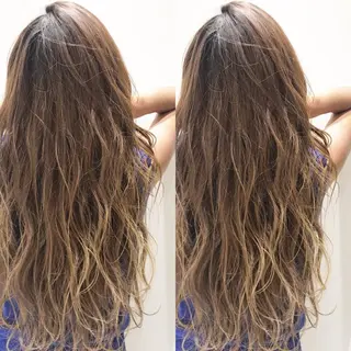 ロング カラー パーマ エリア人気No.1 美容室Ash西船橋のヘアスタイル