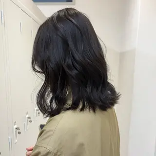 ミディアム カラー SAKURA 髪質改善/ヘアセットのヘアスタイル