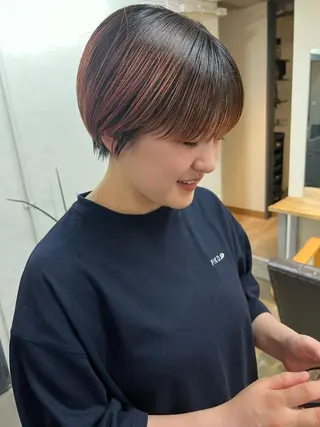 ショート 東のりか/ハイトーン ブリーチカラー/ボブのヘアスタイル