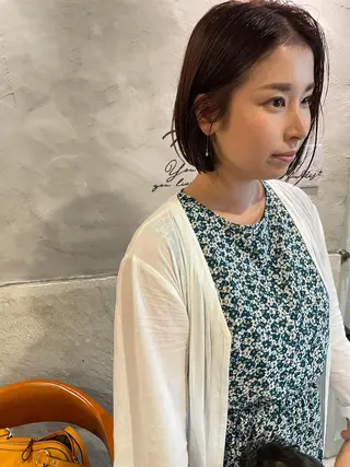 ミディアム さの あやねのヘアスタイル