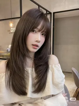 ロング カラー 上品🤍韓国レイヤー /透明感🤍FUGAのヘアスタイル