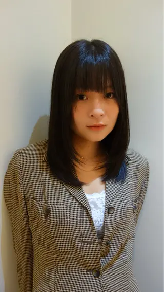 セミロング HEIMER ミカド　サトル△のヘアスタイル