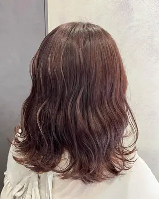 カラー 長尾 みのりのヘアスタイル