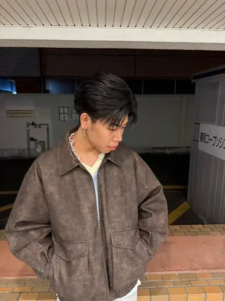 メンズ 大名/透明感カラー/ 中明度カラー/徹平のヘアスタイル