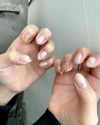 ネイル 甲府市徳行 🧸prunelleのネイルデザイン