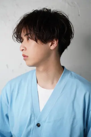 ショート メンズ ROMMY.×Homme所属・ミニモ限定‼️ メンズカット✂️のヘアスタイル