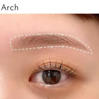 アイブロウ カワイイ保証🤍🪄 rikakoの眉毛・アイブロウイメージ