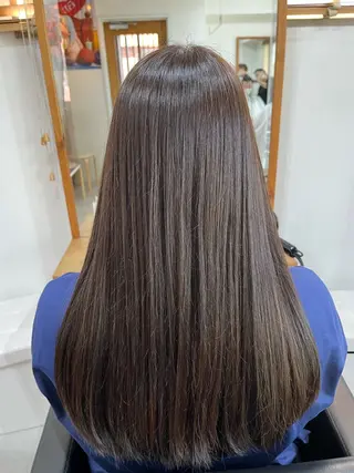 ロング カラー ✨🎨ブリーチなし 透明感カラー✨美友のヘアスタイル