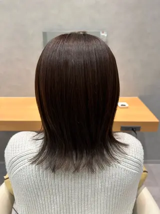 ミディアム one cover hair salon 1st所属・森 沙織のヘアスタイル