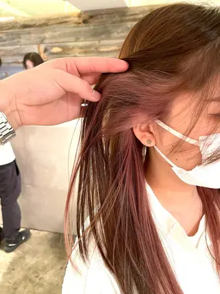 セミロング メンズケアブリーチ 特化🔥村田のヘアスタイル