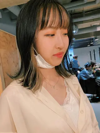 ミディアム カラー tension 【テンション】のヘアスタイル