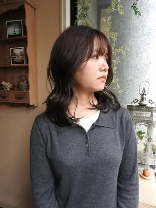 ミディアム カラー taikiナチュラル /透明感カラーのヘアスタイル