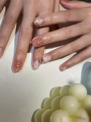 ショート m kaori𓃟のネイルデザイン