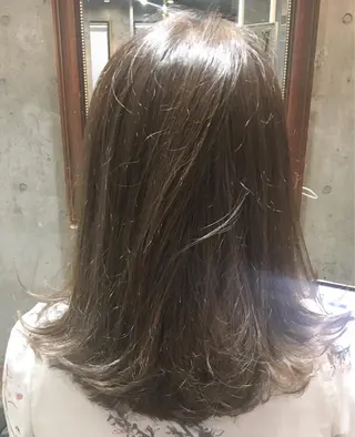 ミディアム カラー 北條 優輝のヘアスタイル