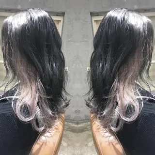 セミロング カラー パーマ ヘアアレンジ メンズ キッズ ネイル マツエク・マツパ サロンドミルク 原宿のヘアスタイル