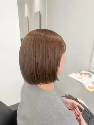 ミディアム RIN 京都美容室 ✴︎透明感カラー✴︎のヘアスタイル