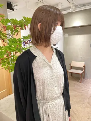 ミディアム ボブ/レイヤー 🌟梅田盛一🌟のヘアスタイル