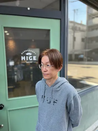 ミディアム メンズ メンズ美容室HIGE barber shop所属・中川 響揮のヘアスタイル