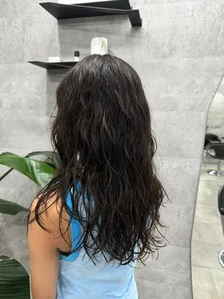 ロング パーマ 表参道/中明度カラー /レイヤー/Youのヘアスタイル