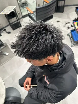 ショート ヘアアレンジ メンズ NEXT NEO所属・メンズヘア静岡 ✂︎Ryuheiのヘアスタイル