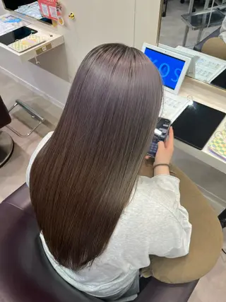 ロング 🎀FACE。暖色 カラー/カスミ🤍のヘアスタイル