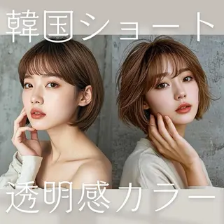 ショート TMJ所属・拓麿✂︎/ショート 専門×透明感カラーのヘアスタイル
