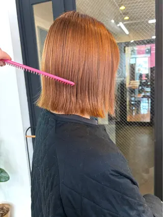 ミディアム カラー 暖色カラー/天神/ ヘイマサクラのヘアスタイル