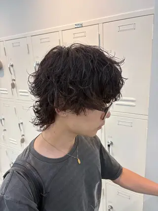 パーマ メンズ 🌀toa/波巻き✨ /メンズパーマ／栄のヘアスタイル