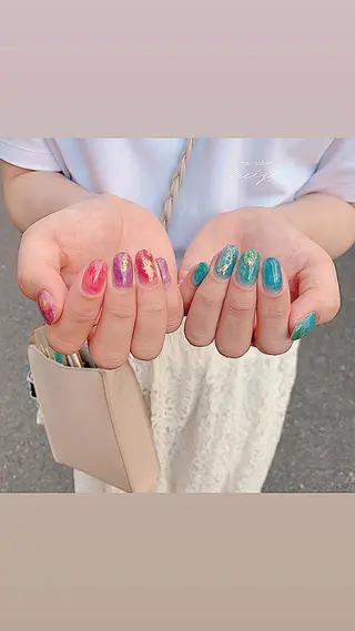 ネイル mana ☾のネイルデザイン