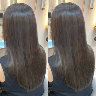 ロング カラー ブリーチ無しダブル カラー🦕まどかのヘアスタイル