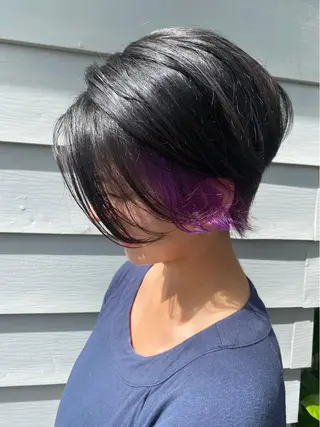 ショート カラー フラム所属・WATANABE MISAKIのヘアスタイル